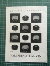 1137 Advertising circa 1960 Lanvin Powders picture