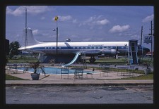 Photo:Byron Georgia DC-7 Steak House Airplane Restaurant Pool 1960s picture