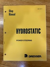 Komatsu Dresser International Harvester Hydrostatic Power Steering Shop Manual picture
