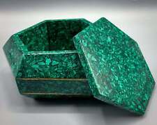 Malachite box for jewelry high quality gemstone box crystal mineral jewelry stor picture