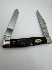Case Moose Knife 3 Dot - 1987 Brown Pretty Bone picture
