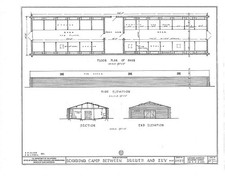Photo:Ely Minnesota 1900s Logging Camp Lumber Work Camp HABS Floor Plan picture