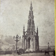 Sir Walter Scott Monument Edinburgh Stereoview G. W. Wilson 1870s Scotland picture