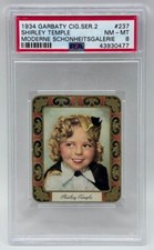 Shirley Temple 1934 Garbaty #237 Modern Schonheitsgalerie PSA 8 picture