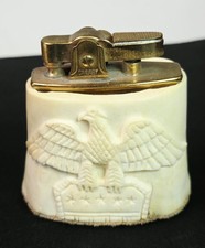 Vintage EBW 1972 Hand Carved Eagle Lighter Holder Canary Cigarette Lighter  picture