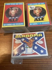 3 1987 Topps ALF Series 1 &2 US of complete sets (135 cards, 29 stickers) NM/MT picture