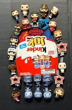 Stranger Things Kinder Joy Funko Pops - All 24 Characters - with free keychain picture