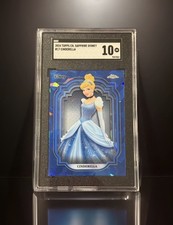 2024 Topps Chrome Disney Sapphire Cinderella #17 SGC 10 GEM MINT picture