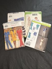 Mixed Lot (4) VTG Simplicity/Butterick Patterns  Plus-Sizes Misses Separates UC picture