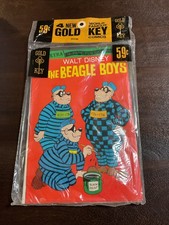 1972 Gold Key 4-Pack SEALED (Hard To Find) Beagle Boys #15 Wacky Witch #9 VF-NM picture