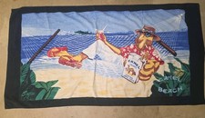 Vintage Joe Camel 1991 Beach Towel Collectable 59x30 100% Cotton Great Condition picture