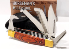 Horseman's Folding BOT Thinning Knife w/ Hoof Pick Boy Scouts Camping Tool EDC picture