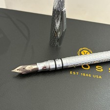 Cross Spire Icy Chrome Fountain Pen - 18kt gold nib picture