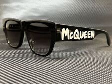 ALEXANDER McQUEEN AM0328S 001 Black Square 54 mm Men's Sunglasses picture