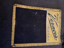 Vintage 1950’s Vernor’s Ginger Ale Menu Advertising Sign Chalk Board 25” By 19  picture