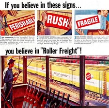 Timken Railroad Roller Bearings 1948 Advertisement Transportation Freight DWHH4 picture