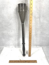 antique tin parade torch turned handle hand hand made unusual original  picture