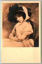 Lady Hamilton George Romney Painting Huntington Gallery San Marino Postcard J12 picture