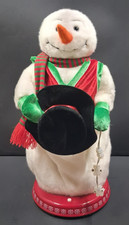 Gemmy Snowflake Spinning Mr. Snowman Sings 