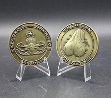 Explosive Ordnance Disposal - EOD Balls Coin - Bomb Squad picture