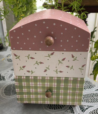 WOODSONG DESIGNS BY DEMDACO - WOODSONG KIDS JEWELRY / TRINKET BOX picture