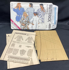 Vtg Sewing Pattern, Butterick 4851, shirt, 6-14, Uncut ships free picture