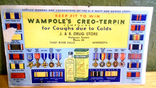 1930'S ADV BLOTTER WAMPOLES CREO-TERPIN J & B DRUGS  THIEF RIVER FALLS MINNESOTA picture