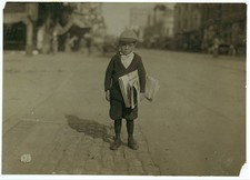 Photo:Los Angeles California 1915 Boy Newsie Newspaper Vendor Child Labor picture