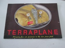 New 1936 Terraplane Brochure Hudson Motor Co picture