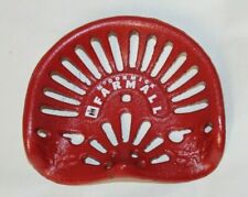 New Vintage Style Mini Farmall Cast Iron Farm Tractor Seat Paperweight 4'' picture