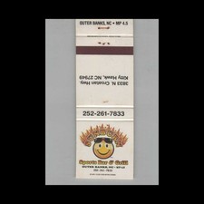 Matchbook Cover Sunburn Sports Bar & Grill Kitty Hawk NC picture