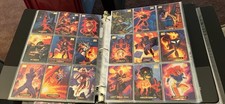 Vintage Marvel Trading Card Lot 90s Fleer Ultra X-men Hulk Spider-Man 26 Pages picture