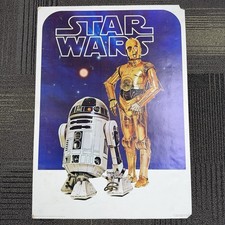 Vintage 1977 Star Wars Droids Poster R2-D2 C-3PO Original Factors Inc 20x28 picture