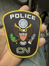 CN Railroad Police Patch~Canadian National Train~ Eagle USA picture