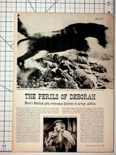 1950 Deborah Kerr Africa Perils Story Print Ad Formfit Singer Park & Tilford Ads picture