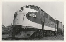 RPPC Vntg Postcard Southern Railway Diesel 6100 EMD 103 Demonstrator Real Photo picture