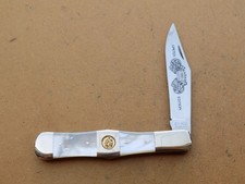 Vintage Kabar Collectors Club Knife 1985 Pearl Coke Bottle picture
