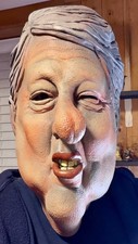 Vintage 1996 Illusive Concepts Bill Clinton Caricature Halloween Cosplay Mask  picture