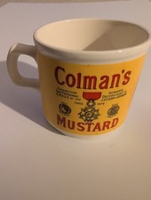 Vintage Colman’s Mustard Advertising Mug - Made in Ireland - 1980s Retro Kitchen picture