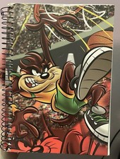 VTG 1999 Looney Tunes Tazmanian Devil Dunk Notebook New Stuart Hall 7x5” RARE picture