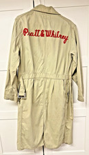 Vtg 1940's Pratt & Whitney CT Chain-Stitched Shop Coat Cleveland Overall Co. picture