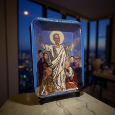 Jeffrey Epstein Donald Trump Tobacco Rolling Tray Mini 18cm x 12.5cm x 1.5cm picture