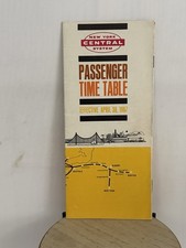 1967 New York Central Railway System Passenger Timetable NYC picture