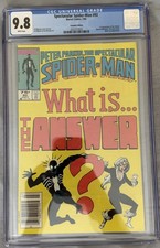 Spectacular Spider-Man 92 1st app The Answer Price Variant and Newsstand CGC 9.8 picture