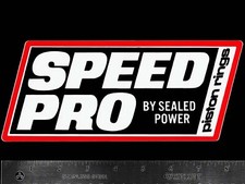 SPEED PRO Piston Rings - Original Vintage 1970's 80’s Racing Decal/Sticker A picture