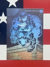 1992 Marvel Universe Venom Hologram Promo Card Advance Comics Impel picture
