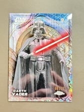 2026 Topps Chrome Star Wars Darth Vader #176 LogoFractor /77 66/77 picture