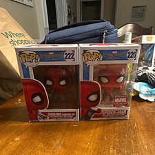 Funko Pop Marvel Spider-Man Homecoming Lot of 2 #220 #222 MCC Exclusive Boxed picture