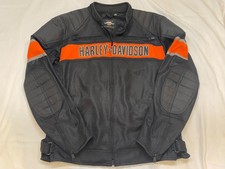 Harley Davidson Trenton Colorblock Mesh Riding Jacket 2XL NWOT Black 98111-16VM picture
