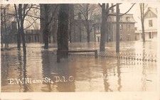 J56/ Delaware Ohio RPPC Postcard c1910 William St Flood Disaster 309 picture